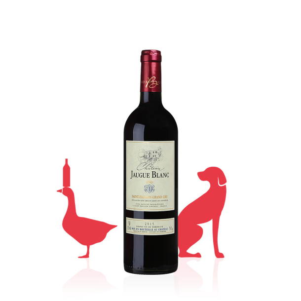 Château Jaugue Blanc AOC Saint-Emilion Grand Cru ROUGE 2015 carton 6 bouteilles