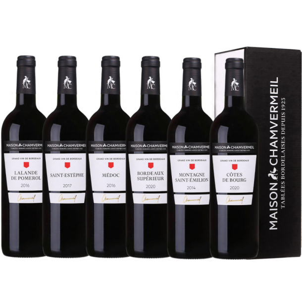 Bordeaux Signature Coffret vin ROUGE coffret 6 bouteilles
