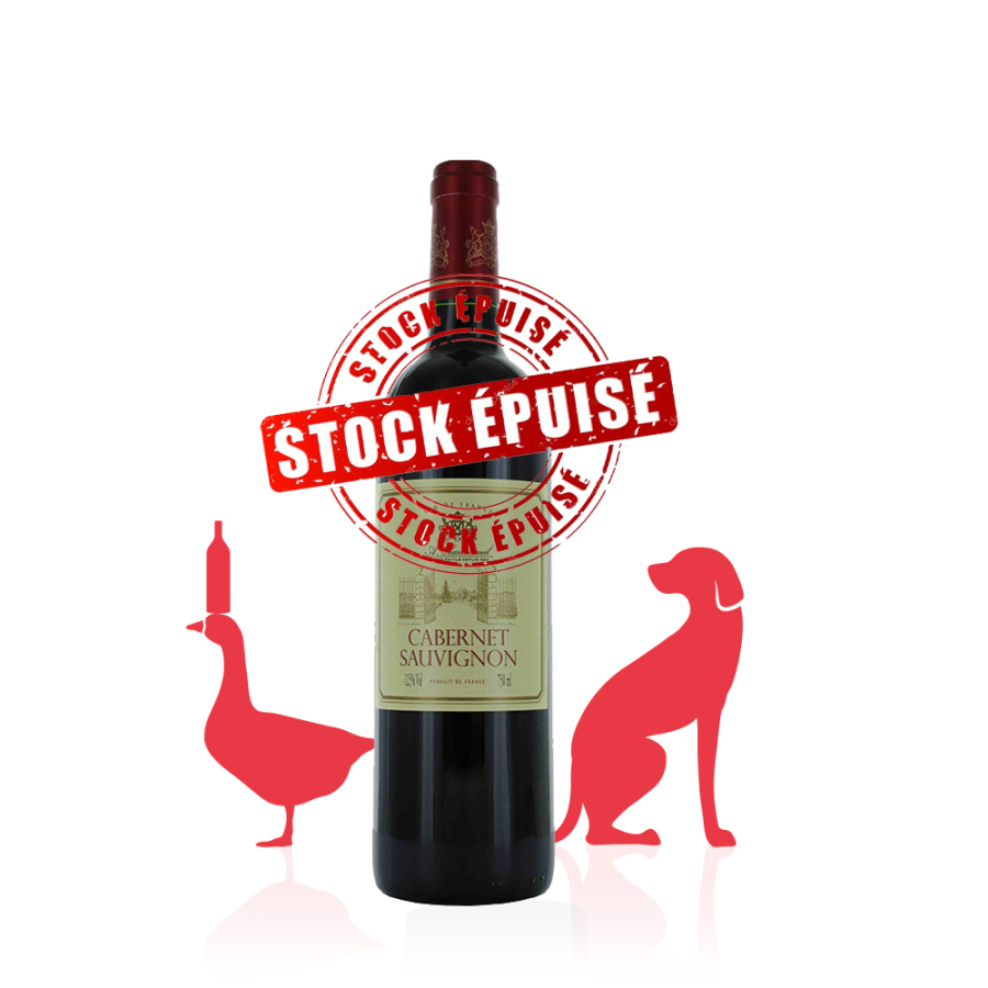 Chamvermeil
Cabernet Sauvignon Vin de France ROUGE carton 12 bouteilles