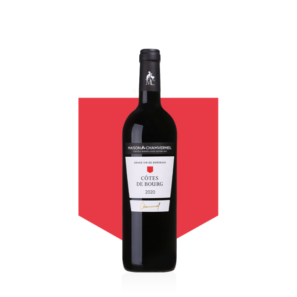 Vin AOC Côtes de Bourg ROUGE 2019 carton 12 bouteilles