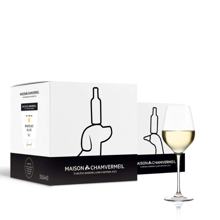 Vin AOC Bordeaux Blanc BLANC 2021 bag in box (vendus par 2) 3