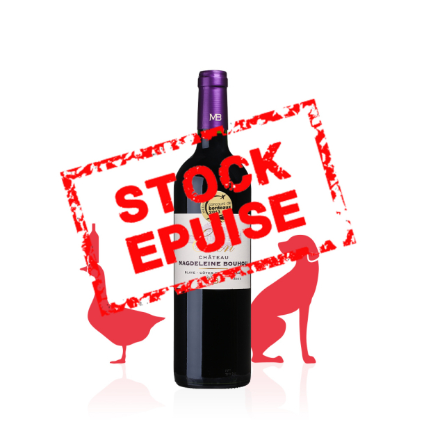 Château Magdeleine Bouhou - Cuvée Eden AOC Blaye-Côtes de Bordeaux ROUGE 2011 carton 6 bouteilles