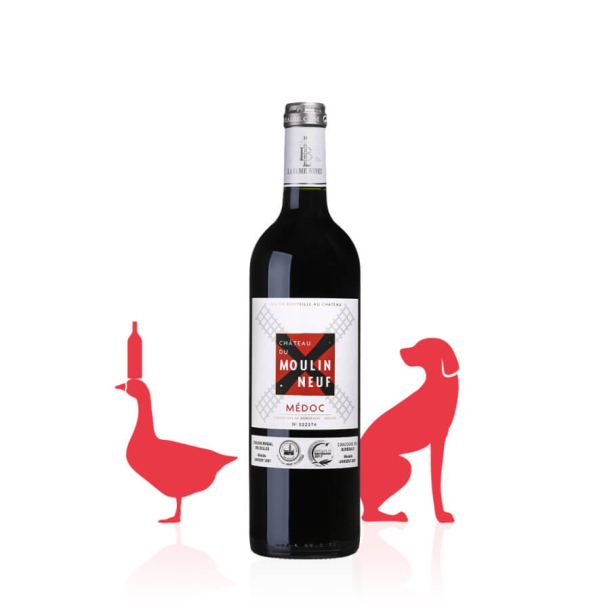 Château du Moulin Neuf AOC Médoc ROUGE 2016 carton 6 bouteilles