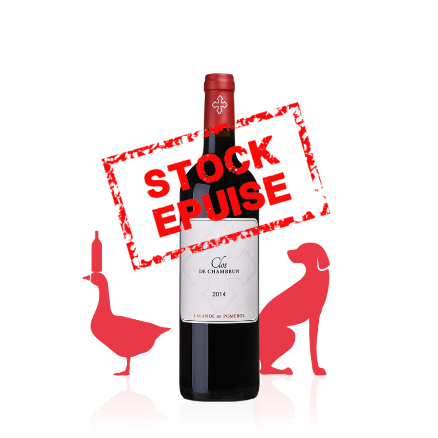 Clos de Chambrun AOC Lalande de Pomerol ROUGE 2014 carton 6 bouteilles