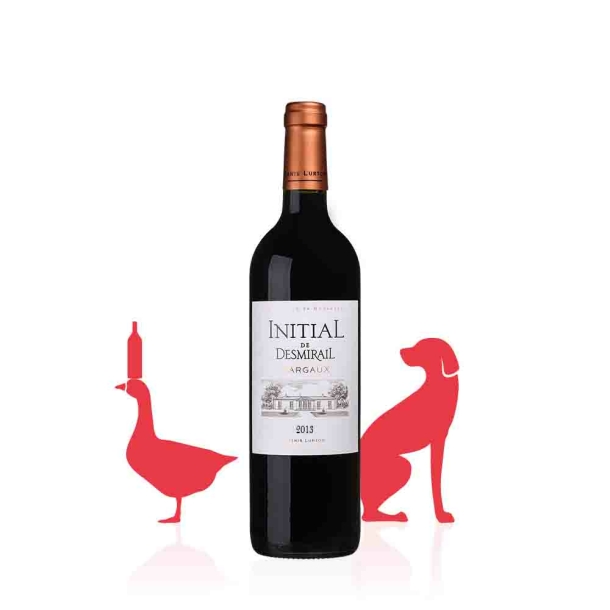 Initial de Desmirail, 2nd vin du Château Desmirail AOC Margaux ROUGE 2013 carton 6 bouteilles