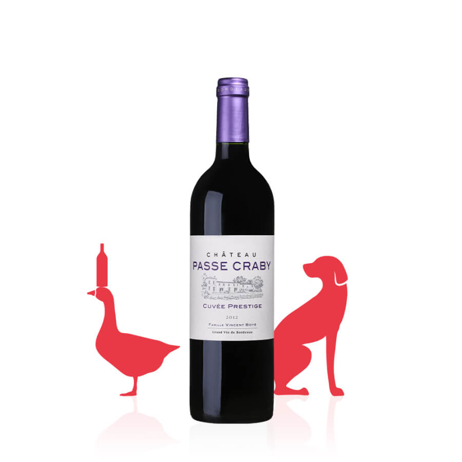 Château Passe Craby - Cuvée Prestige AOC Bordeaux Supérieur ROUGE 2012 carton 6 bouteilles
