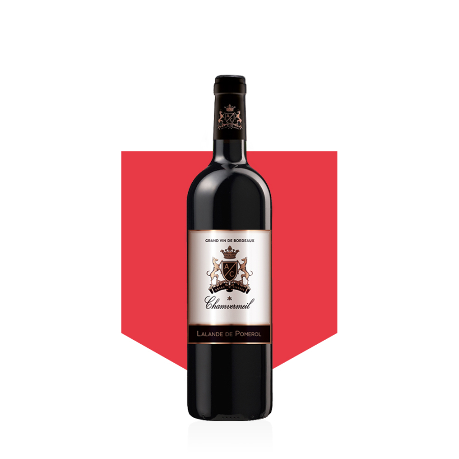 Chamvermeil Lalande de Pomerol ROUGE 2014 carton 6 bouteilles