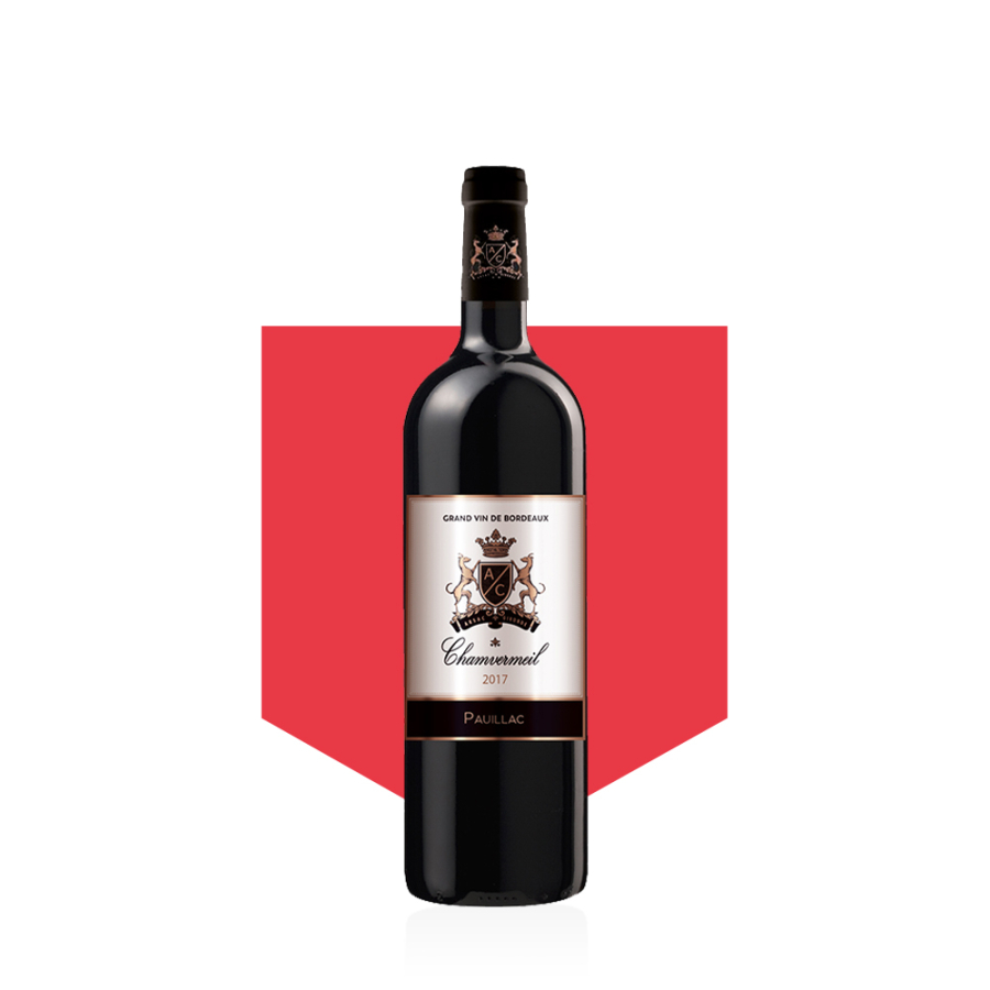 Chamvermeil Pauillac ROUGE 2017 carton 6 bouteilles