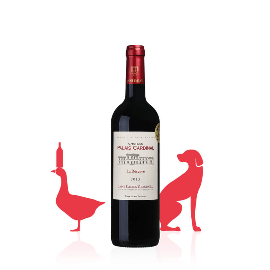 Château Palais Cardinal - La Réserve AOC Saint-Emilion Grand Cru ROUGE 2015 carton 6 bouteilles