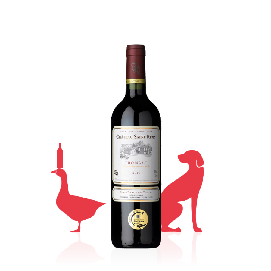 Château Saint-Rémy Fronsac ROUGE 2015 carton 6 bouteilles