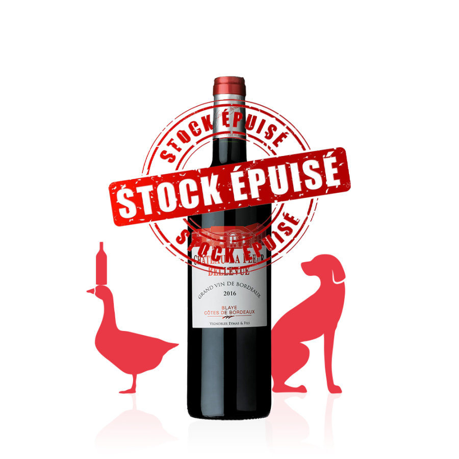 Château La Fleur Bellevue AOC Blaye-Côtes de Bordeaux ROUGE 2016 carton 6 bouteilles