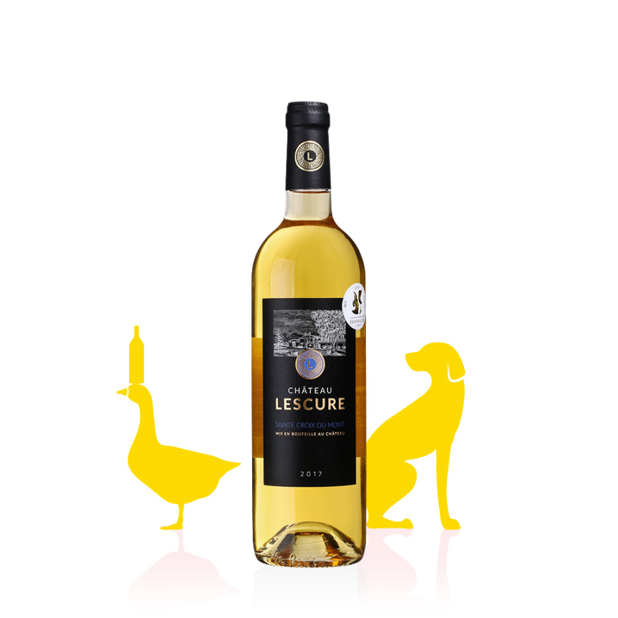 Château Lescure AOC Sainte-Croix-Du-Mont BLANC 2016 carton 6 bouteilles