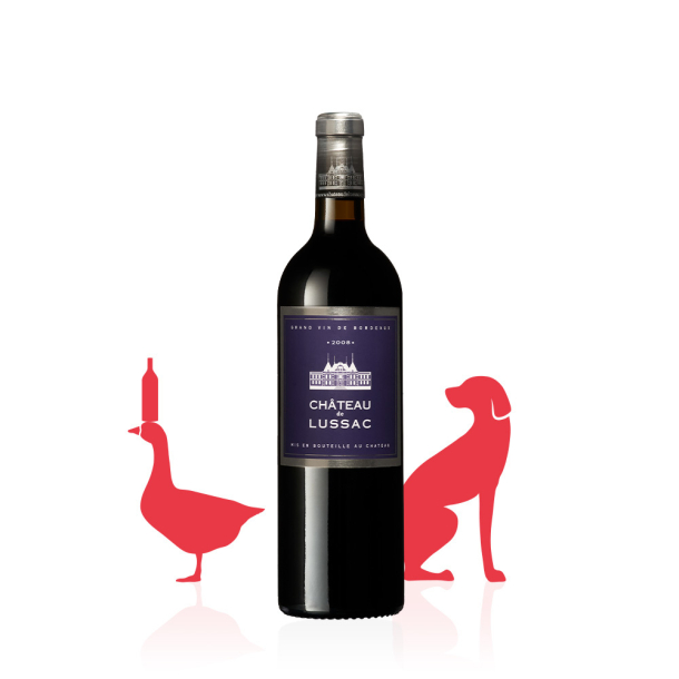 Château de Lussac AOC Lussac Saint-Emilion ROUGE 2008 carton 6 bouteilles