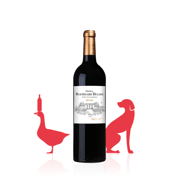 Château Beauregard Ducasse AOC Graves ROUGE 2021 carton 6 bouteilles