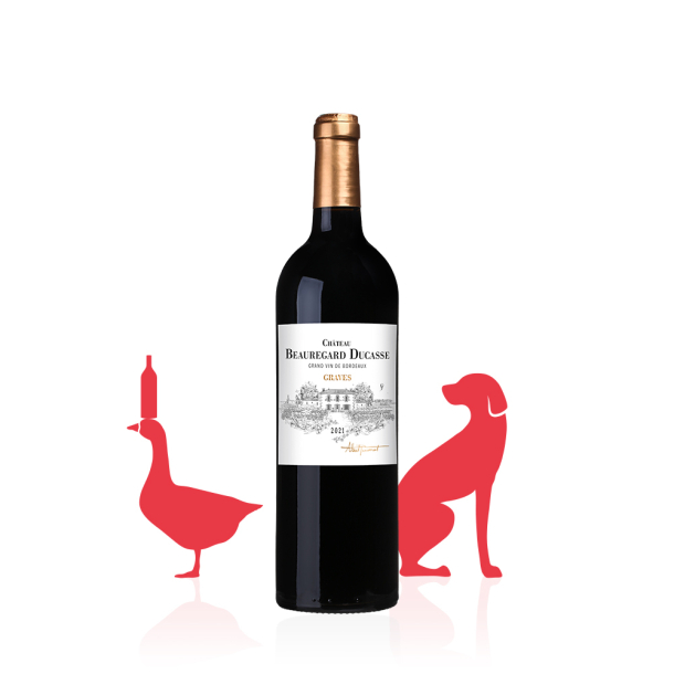 Château Beauregard Ducasse - Cuvée Albert Duran AOC Graves ROUGE 2017 carton 6 bouteilles