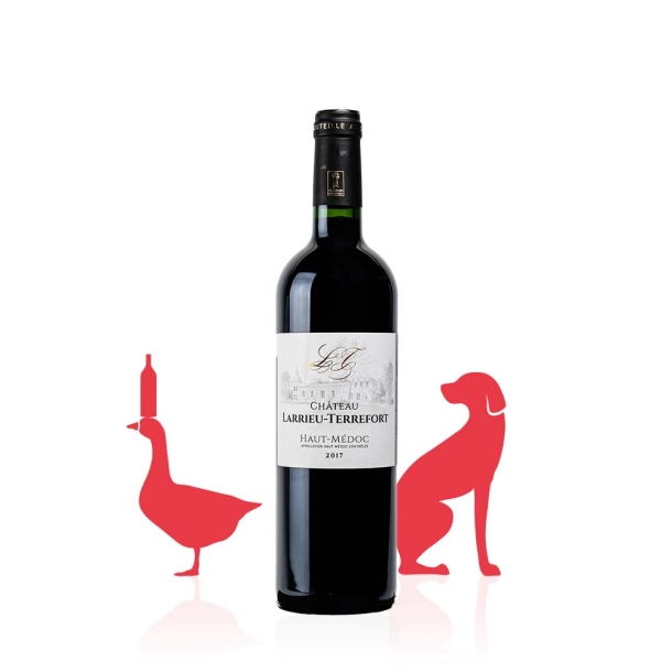 Château Larrieu-Terrefort AOC Haut-Médoc ROUGE 2017 carton 6 bouteilles