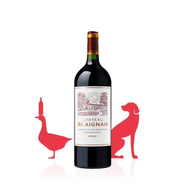 Magnum du Château Blaignan AOC Médoc Cru Bourgeois ROUGE 2014 carton 3 magnums