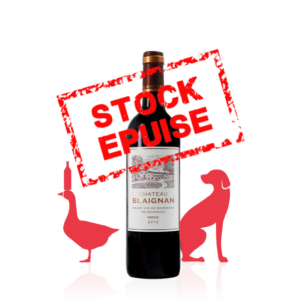 Château Blaignan AOC Médoc Cru Bourgeois ROUGE 2012 carton 6 bouteilles