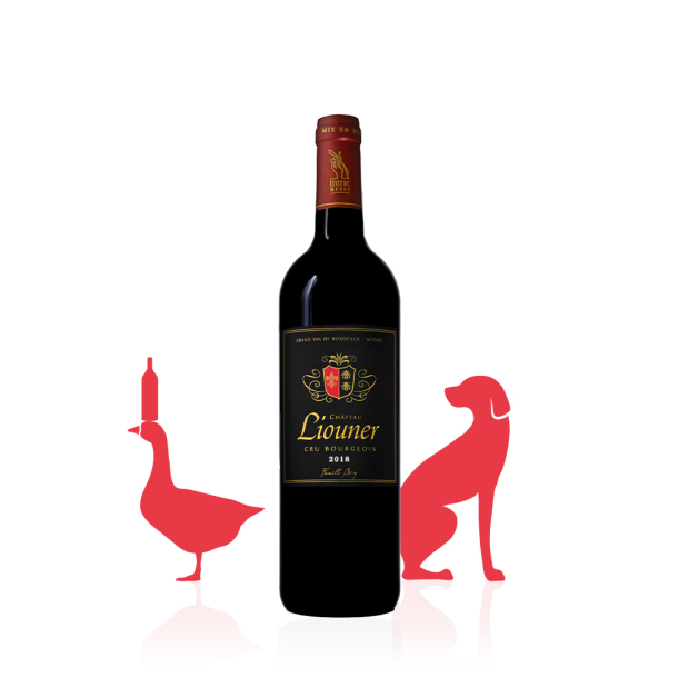 Château Liouner AOC Listrac-Médoc Cru Bourgeois ROUGE 2018 carton 6 bouteilles