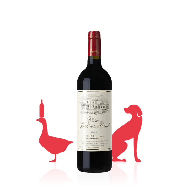 Château Haut de la Bécade AOC Pauillac ROUGE 2018 carton 6 bouteilles