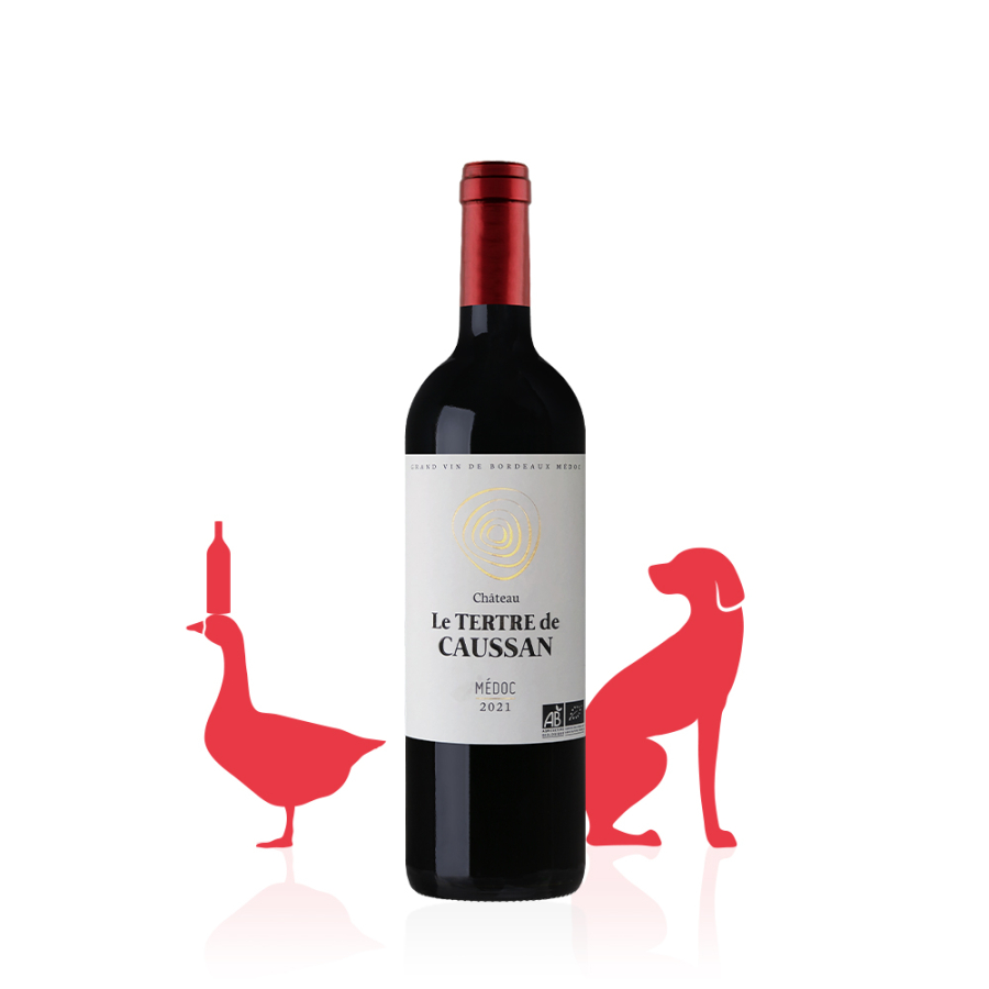 Château Le Tertre de Caussan AOC Médoc ROUGE 2021 carton 6 bouteilles