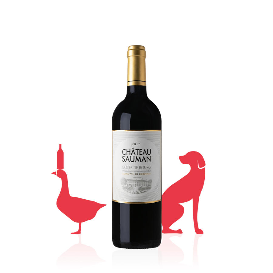 Château Sauman AOC Côtes de Bourg ROUGE 2017 carton 6 bouteilles