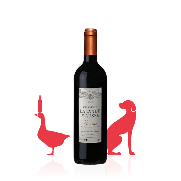 Château Lalande Mausse AOC Fronsac ROUGE 2016 carton 0 6 bouteilles