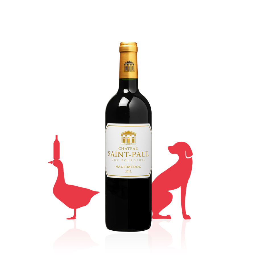 Château Saint-Paul AOC Haut-Médoc Cru Bourgeois ROUGE 2015 carton 0 6 bouteilles