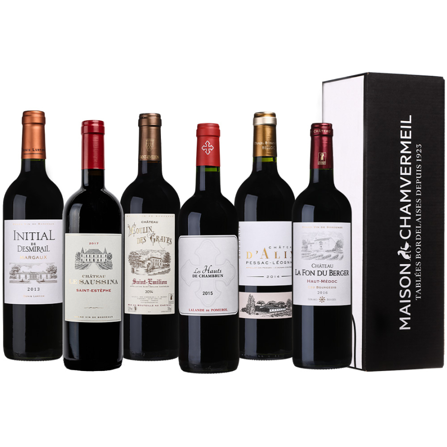Châteaux Prestige Coffret vin ROUGE coffret 6 bouteilles