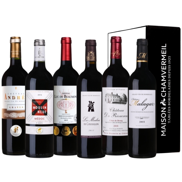 Coffret Prestige Vins de Bordeaux - Feel Rouge