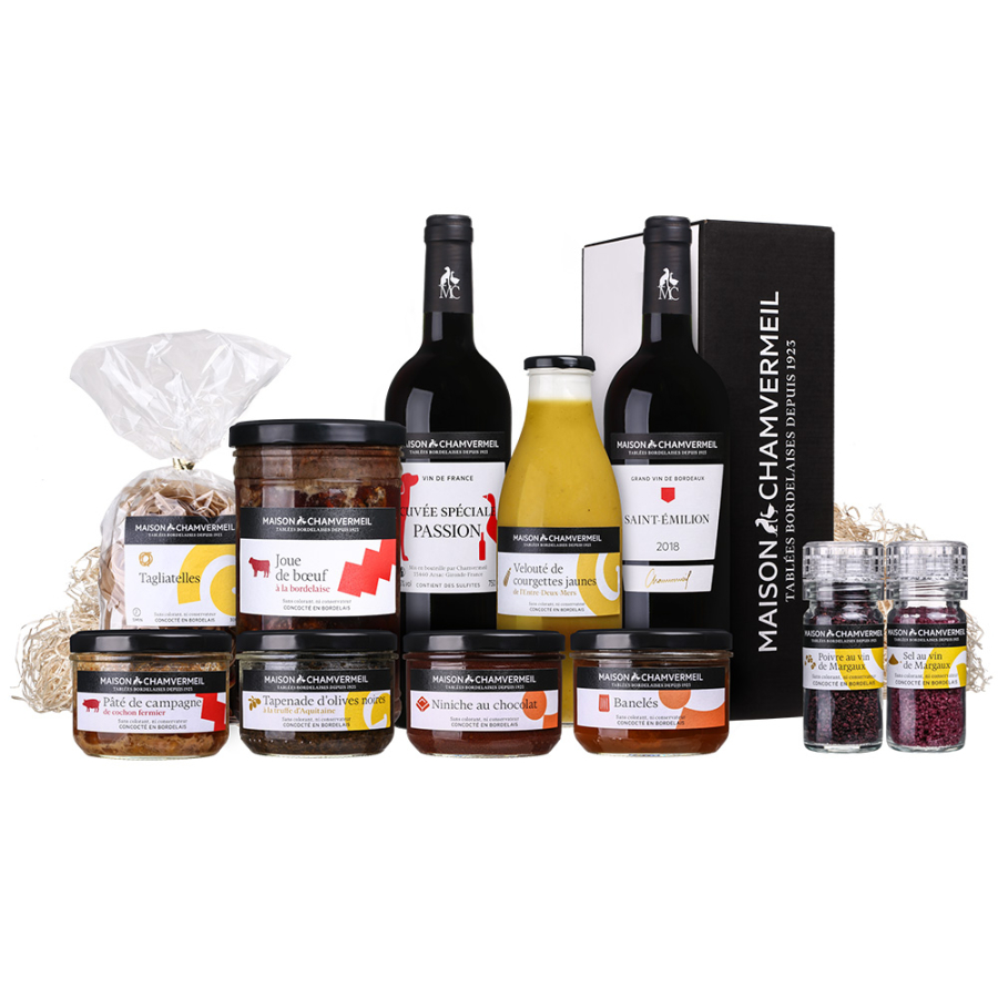 En mode Bordelais Coffret vin & gastronomie coffret