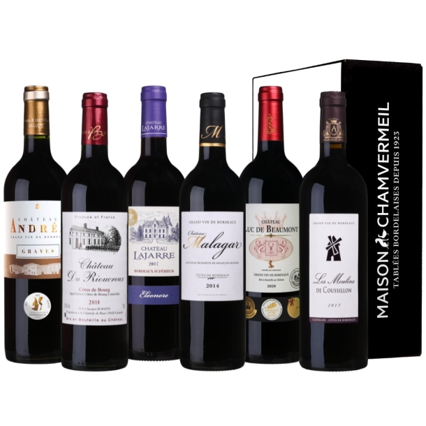 Bordeaux Collection Coffret vin ROUGE coffret 6 bouteilles