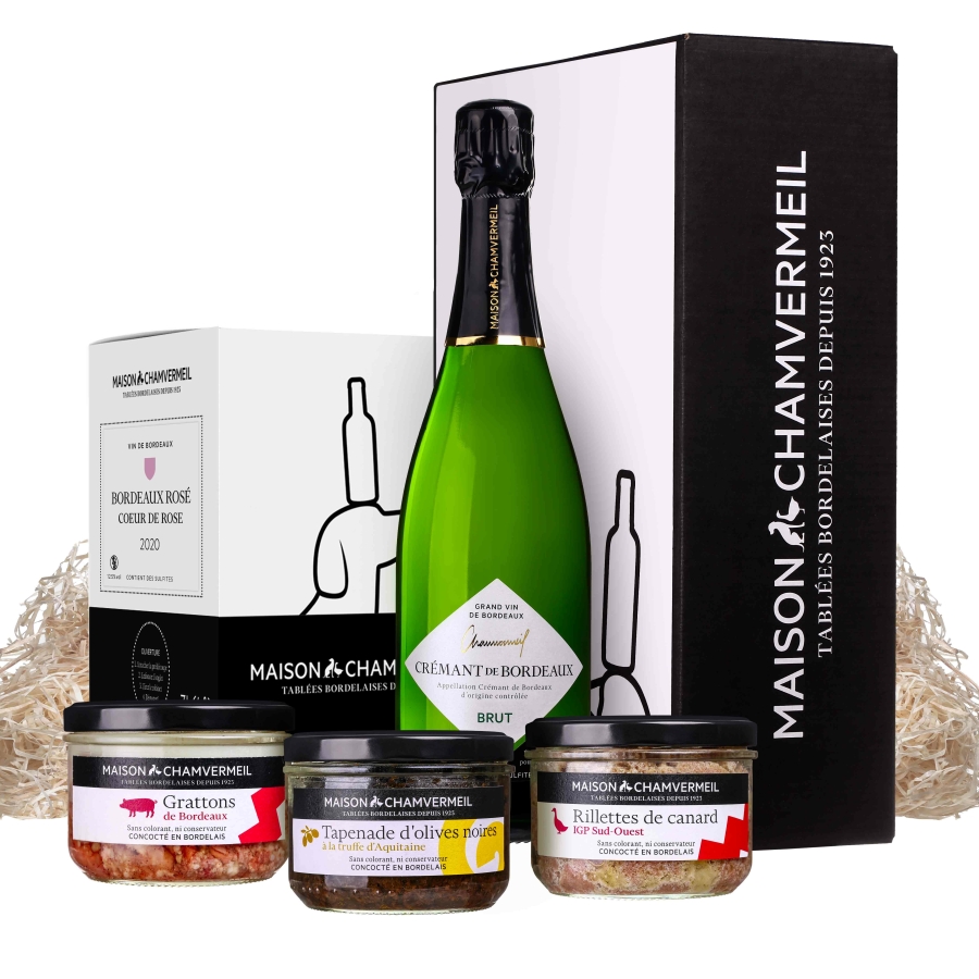 Fan de foot Coffret vin & gastronomie coffret