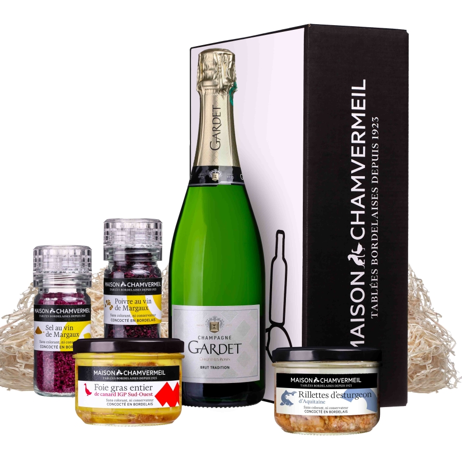 Luxe & gastronomie bordelaise Coffret vin & gastronomie coffret