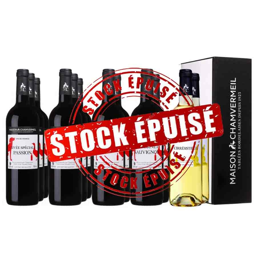Les Classiques, l'édition Irrésistible Coffret vin coffret 12 bouteilles