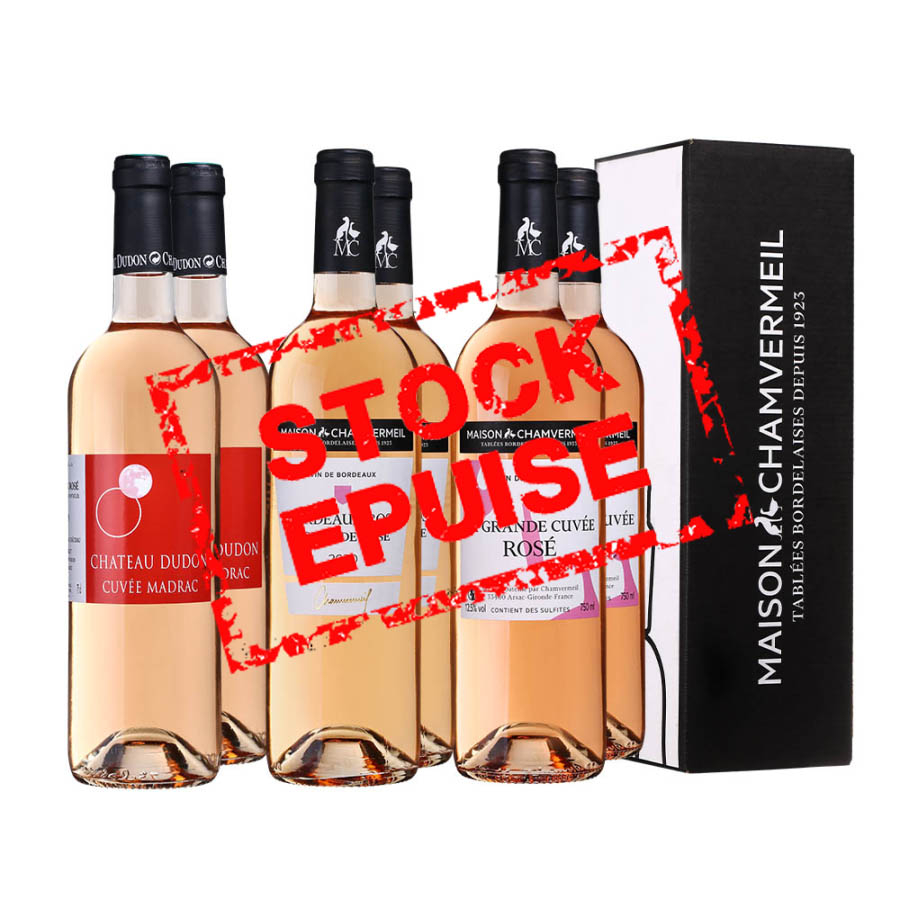 Osez le rosé ! Coffret vin ROSÉ coffret 6 bouteilles
