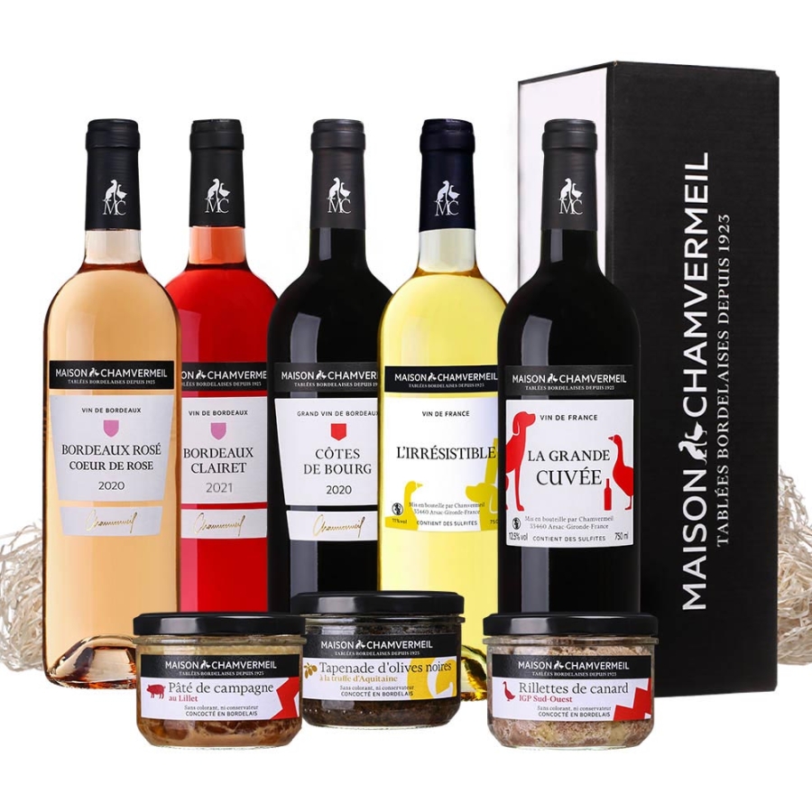 En terrasse Coffret vin & gastronomie coffret