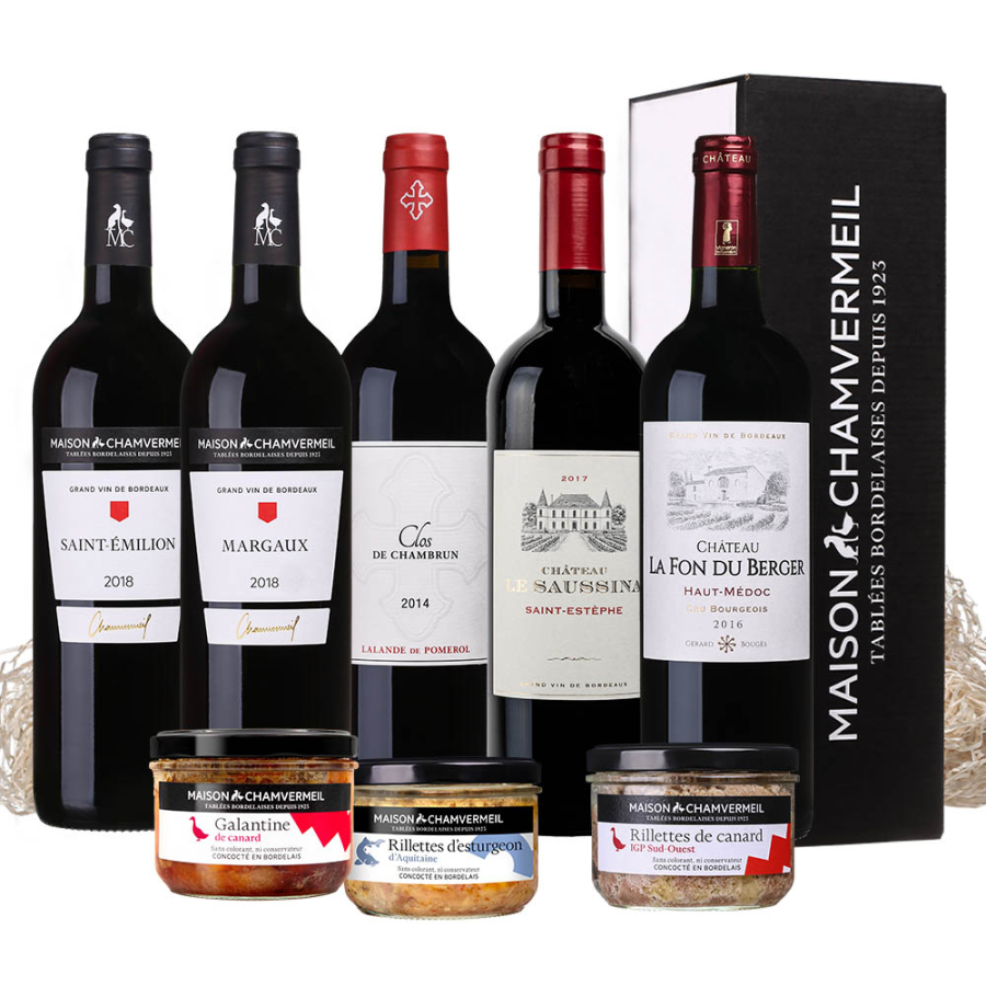 Fine bouche Coffret vin & gastronomie coffret