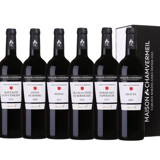 Bordeaux Passion Coffret vin ROUGE coffret 6 bouteilles