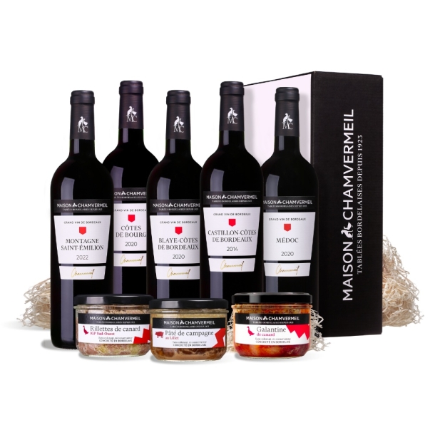 Les valeurs sûres Coffret vin & gastronomie coffret