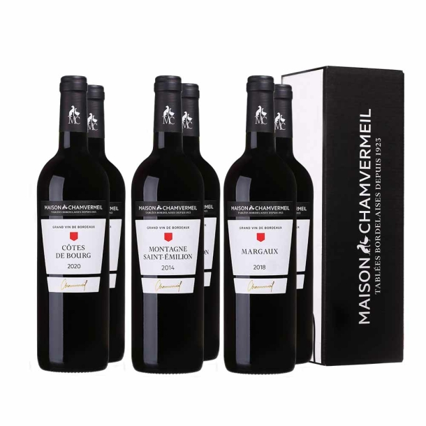 Terres de prestige Coffret vin ROUGE coffret 6 bouteilles