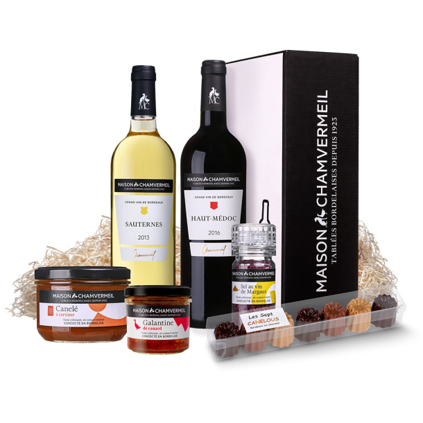 Bordeaux fine bouche Coffret vin & gastronomie coffret