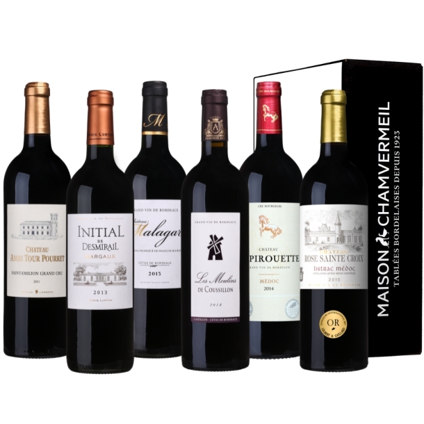 Les vieux briscards Coffret vin ROUGE coffret 6 bouteilles