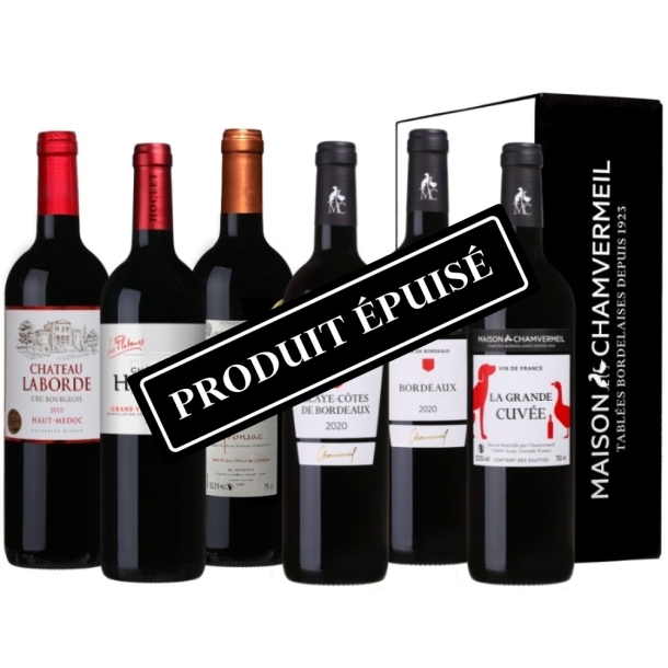 Mon petit coffret Coffret vin ROUGE coffret 6 bouteilles