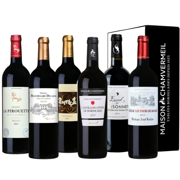Coffret déstockage Coffret vin ROUGE coffret 6 bouteilles