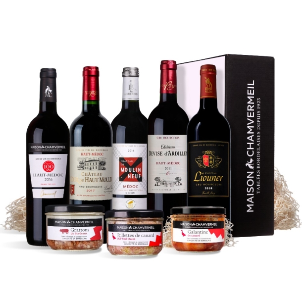 Canaille Médocaine Coffret vin & gastronomie coffret