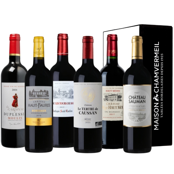 Le coffret à prix malin Coffret vin ROUGE coffret 6 bouteilles