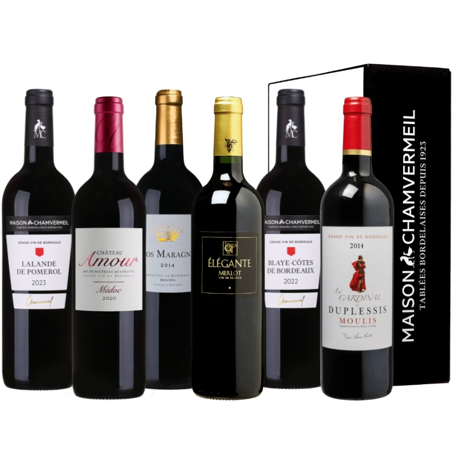 Rouges légers, rouges d'été Coffret vin ROUGE coffret 6 bouteilles