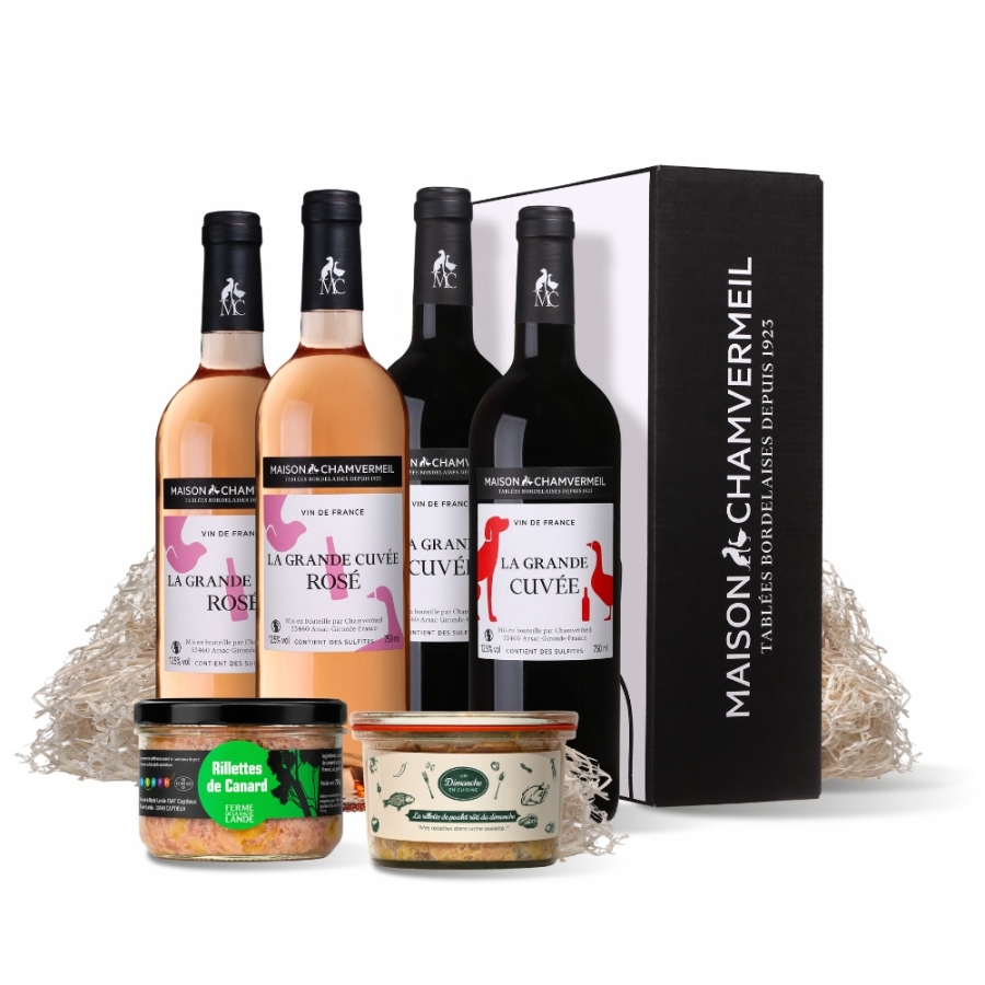Duos gourmands Coffret vin & gastronomie coffret 0