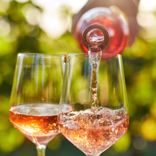 Les différentes couleurs des vins rosés
